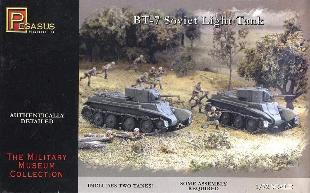 Platz WWII Советский легкий танк Пластиковая модель 1/72 БТ-7 (Комплект из 2-х машин)
Platz WWII Советский легкий танк Пластиковая модель 1/72 БТ-7 (Комплект из 2-х машин)