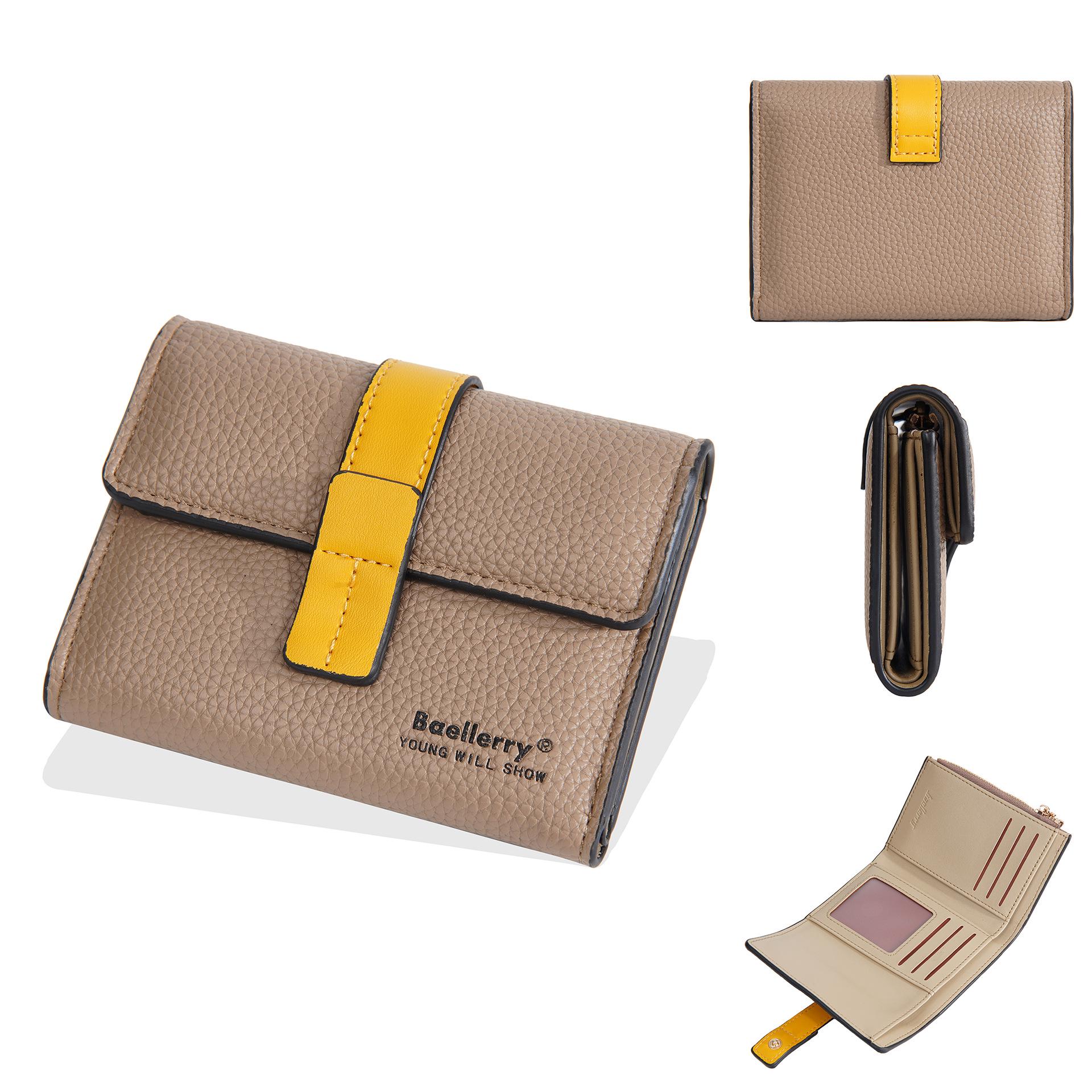 Baellerry Women s Korean Style Zipper Wallet - Short with Multi-card Slots and Buckle
Baellerry Women s Korean Style Zipper Wallet - Short with Multi-card Slots and Buckle