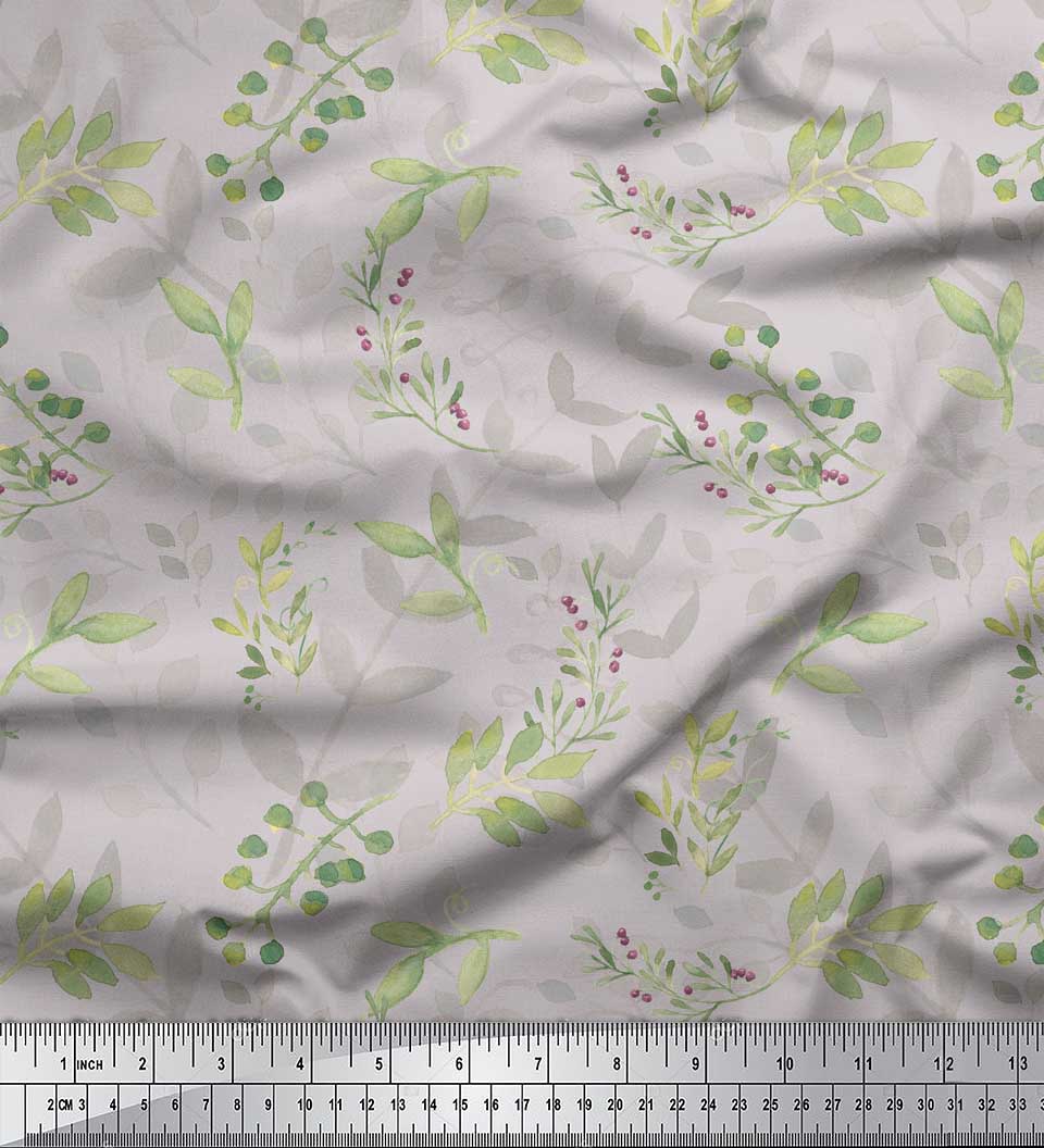 Чорна поліетиленова крепова тканина Soimoi з принтом «Ягоди і листя», 42 дюйми 42 Inch Wide - Poly Crepe сірий колір
Чорна поліетиленова крепова тканина Soimoi з принтом «Ягоди і листя», 42 дюйми 42 Inch Wide - Poly Crepe сірий колір