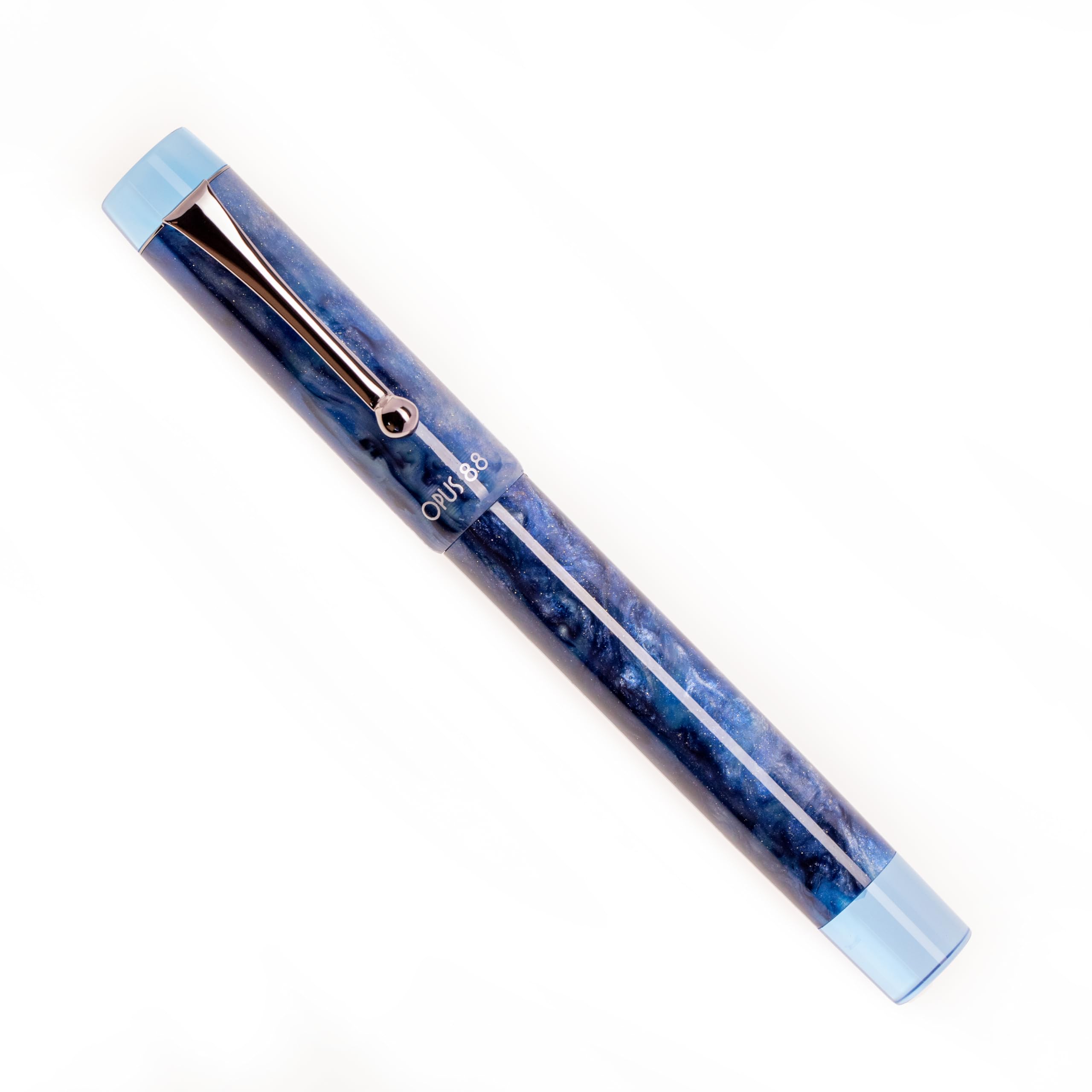 OPUS 88 Fountain Pen DEMO Sapphire Eye Drop Fine F Demonstrator, Blue, Style, Nib, (OP23091801-F)
OPUS 88 Fountain Pen DEMO Sapphire Eye Drop Fine F Demonstrator, Blue, Style, Nib, (OP23091801-F)
