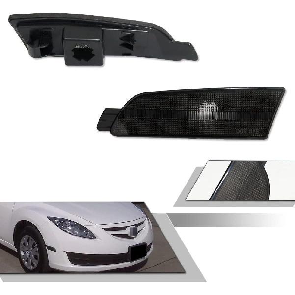 GTINTHEBOX Amber Lens Front Bumper Side Marker Light Fender Lamp Housing kit Assembly Replacement Compatible with 2009 2010 2011 2012 2013 Mazda 6 Smoked Housing
GTINTHEBOX Amber Lens Front Bumper Side Marker Light Fender Lamp Housing kit Assembly Replacement Compatible with 2009 2010 2011 2012 2013 Mazda 6 Smoked Housing