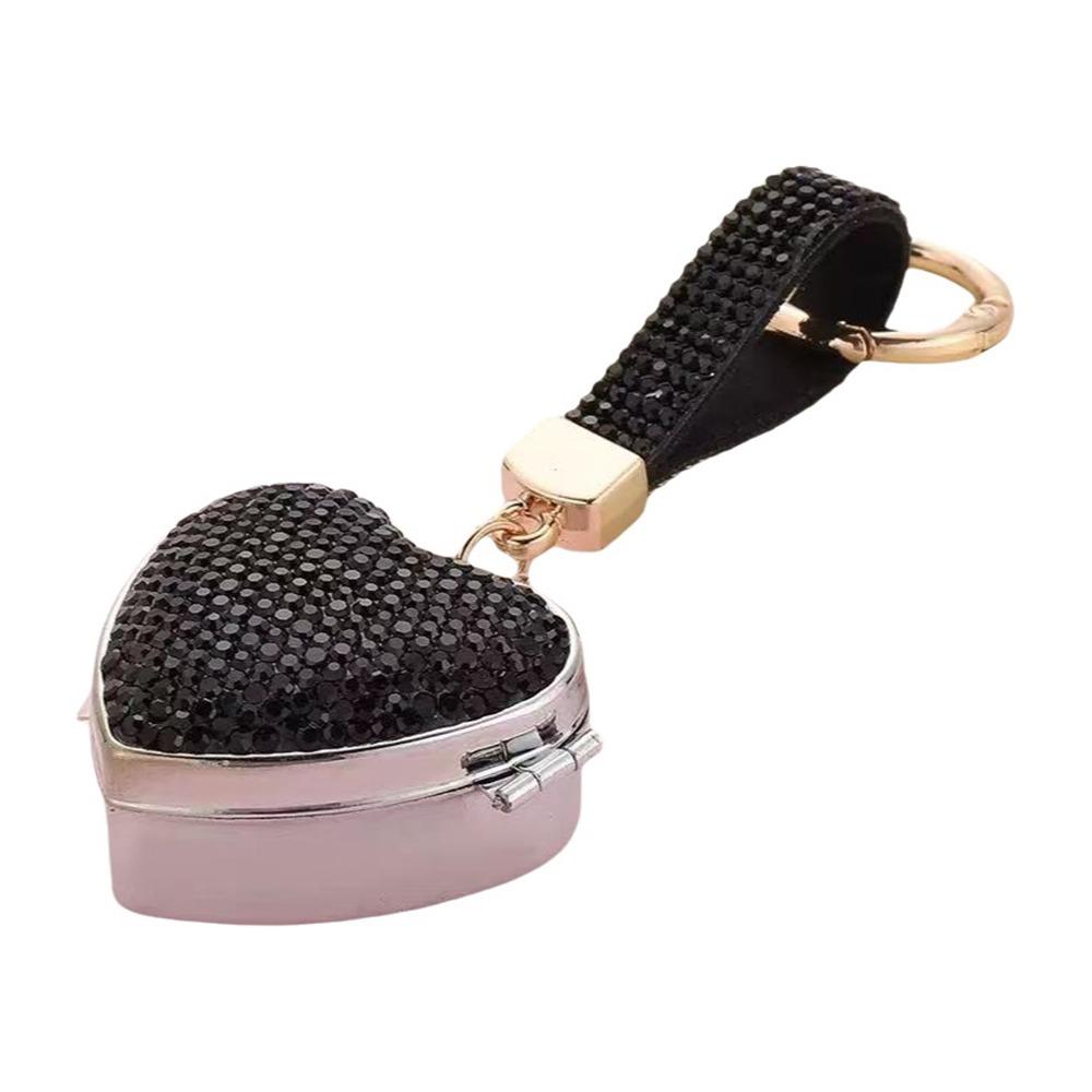 Portable Mini Pill Case Colorful Rhinestone Bling Key Pendant Bag Hanging чёрный
Portable Mini Pill Case Colorful Rhinestone Bling Key Pendant Bag Hanging чёрный