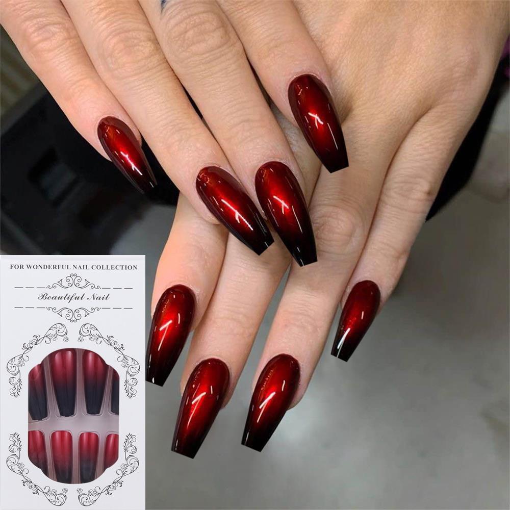 Detachable Artificial Manicure Tool Nail Tips Long Coffin False Nails Fake Nails Wearable
Detachable Artificial Manicure Tool Nail Tips Long Coffin False Nails Fake Nails Wearable