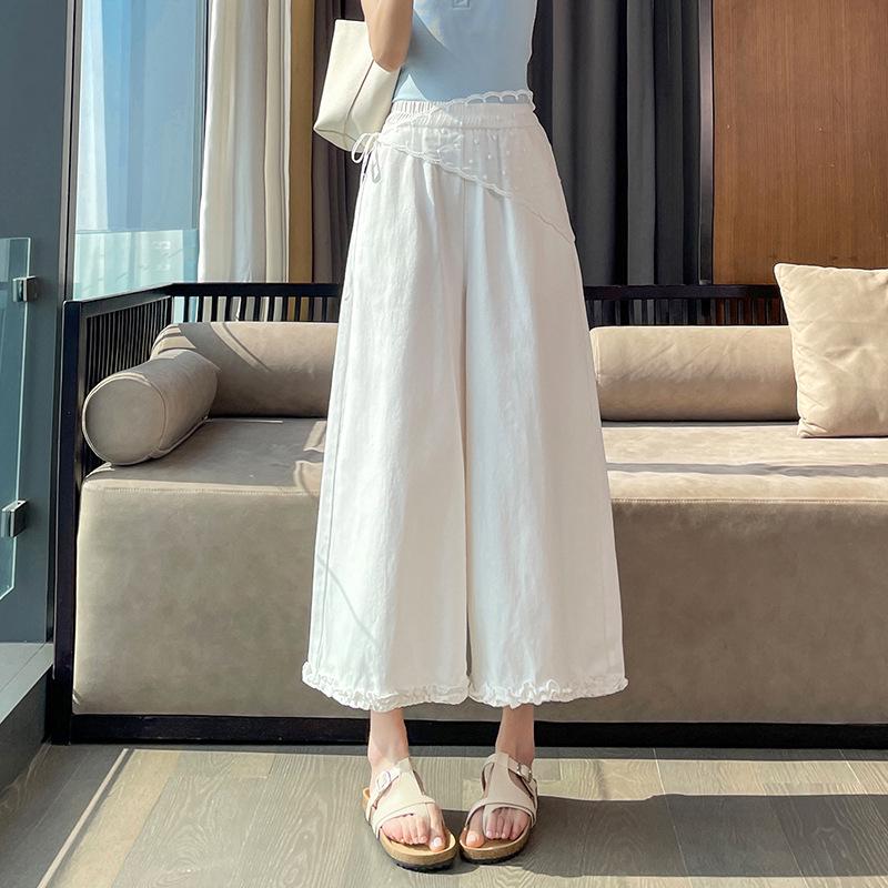 2026 Women s High Waist Korean Style Wide Leg Casual Pants - Loose, Washed Cotton, Slimming, Straight, Seven-Eighth Length. Large белый
2026 Women s High Waist Korean Style Wide Leg Casual Pants - Loose, Washed Cotton, Slimming, Straight, Seven-Eighth Length. Large белый