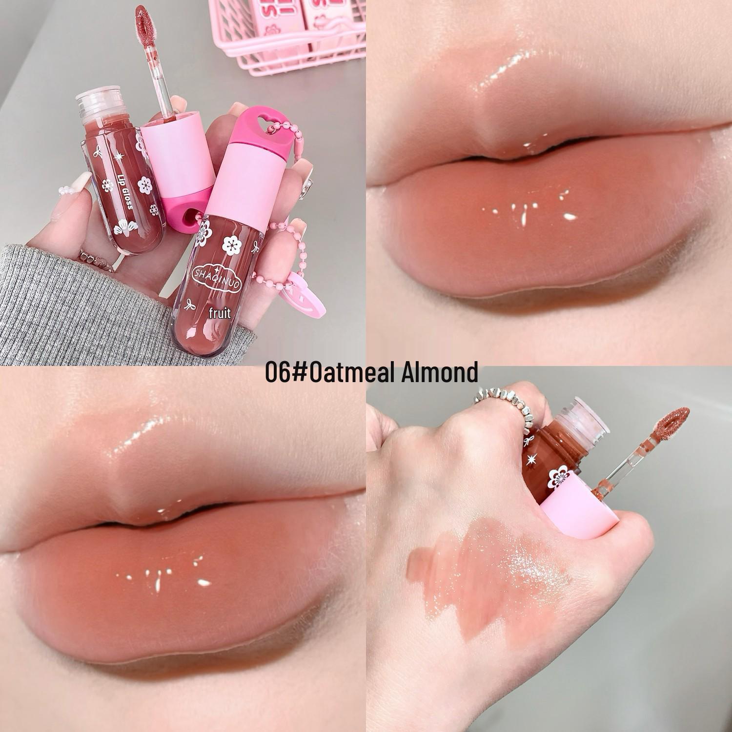 SHAQINUO Crystal Dewy Lip Gloss: Smiley Charm, Intense Color, Moisturizing & Hydrating, Light Mirror Finish, Plumping Lip Glaze.
SHAQINUO Crystal Dewy Lip Gloss: Smiley Charm, Intense Color, Moisturizing & Hydrating, Light Mirror Finish, Plumping Lip Glaze.