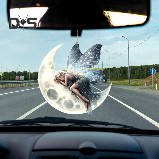 Automobile Pendant 2D Acrylic Colorful Moon Fairy Charm Car Decoration Lightweight Vehicle Hanging Ornament Moon
Automobile Pendant 2D Acrylic Colorful Moon Fairy Charm Car Decoration Lightweight Vehicle Hanging Ornament Moon