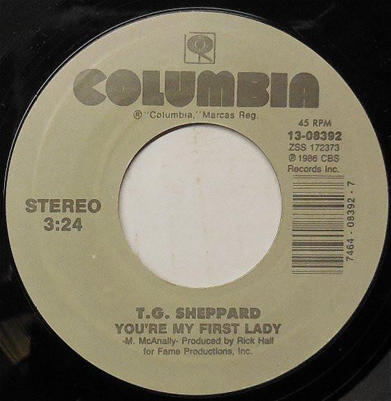 7inch Record T.G. SHEPPARD - You re My First Lady / One For The 1308392 Columbia US Folk Used
7inch Record T.G. SHEPPARD - You re My First Lady / One For The 1308392 Columbia US Folk Used