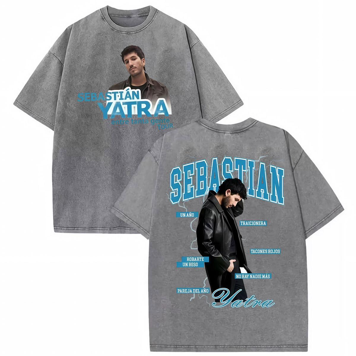 Sebastian Yatra Entre Tanta Gente Tour Vintage Washed Tshirt Men Women Fashion Street T Shirts Cotton Comfort T Shirt S
Sebastian Yatra Entre Tanta Gente Tour Vintage Washed Tshirt Men Women Fashion Street T Shirts Cotton Comfort T Shirt S