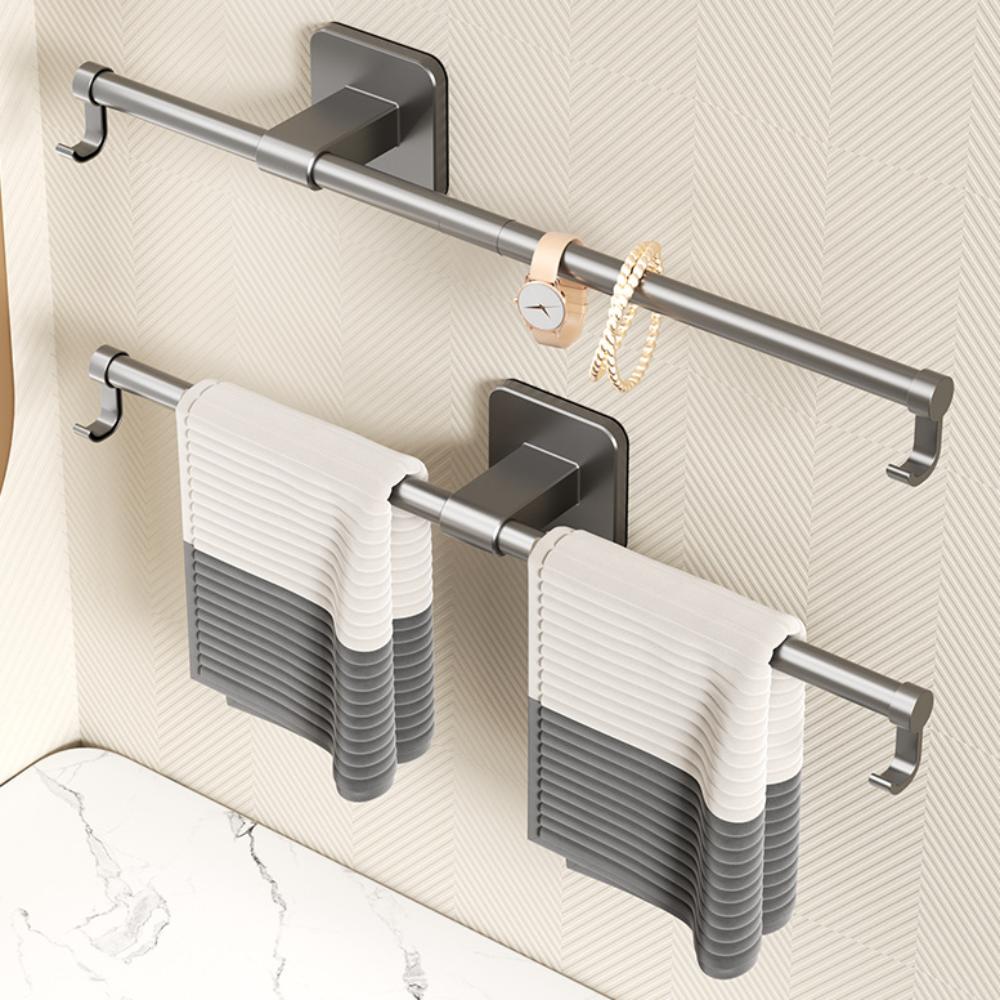 Space Aluminum Bathroom Towel Rack Removable Towel Rail Punch Free Towel Bar Bathroom Accessories 40cm сірий колір
Space Aluminum Bathroom Towel Rack Removable Towel Rail Punch Free Towel Bar Bathroom Accessories 40cm сірий колір