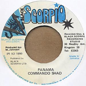 7inch Record COMMANDER SHAD - Panama NONE Black Scorpio 1990 Jamaica Reggae, Ska & Dub Used
7inch Record COMMANDER SHAD - Panama NONE Black Scorpio 1990 Jamaica Reggae, Ska & Dub Used