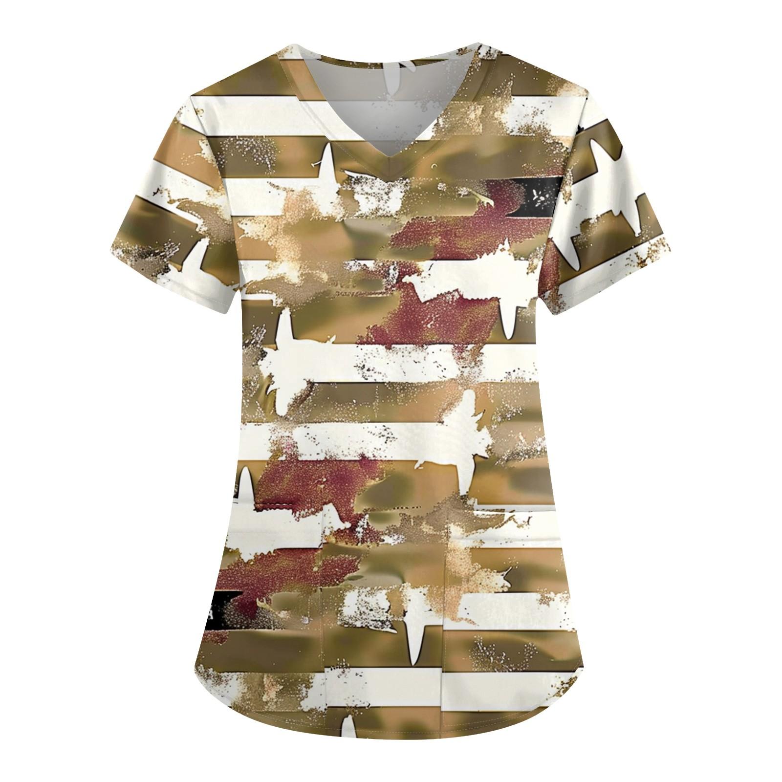 Жіночі модні повсякденні топи з принтом і захисний робочий одяг із V-подібним вирізом XXXXXL хакі
Жіночі модні повсякденні топи з принтом і захисний робочий одяг із V-подібним вирізом XXXXXL хакі