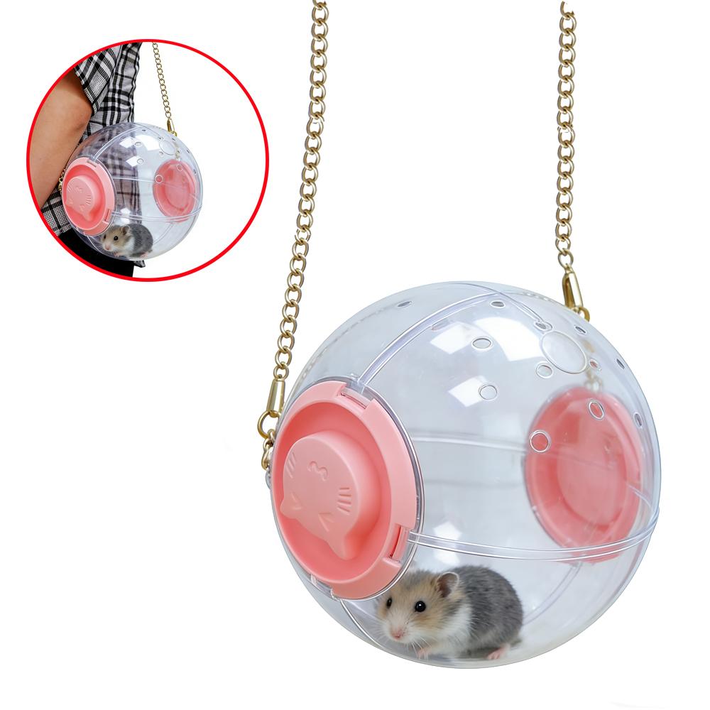 Transparent Acrylic Hamster Exercise Ball Running Toy for Syrian Hamster Small Pets Clear Crystal Run Wheel Safe Pet Supplies 12cm рожевий
Transparent Acrylic Hamster Exercise Ball Running Toy for Syrian Hamster Small Pets Clear Crystal Run Wheel Safe Pet Supplies 12cm рожевий