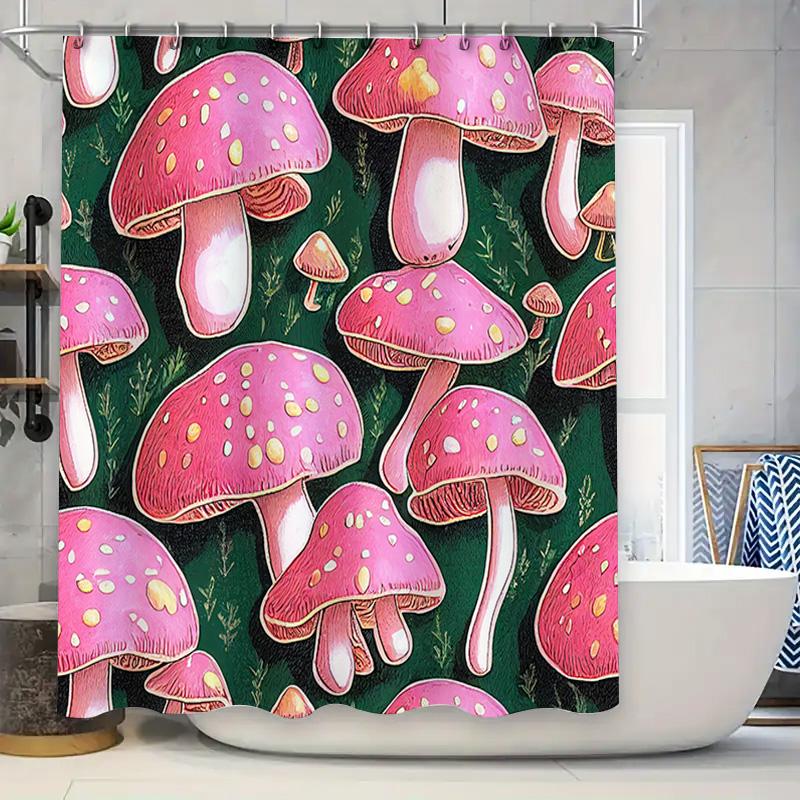 Pink Mushroom Shower Curtain Bathroom Decor Artistic Design Waterproof Fabric Printed Home Decoration W60H190(CM)-1 Pcs
Pink Mushroom Shower Curtain Bathroom Decor Artistic Design Waterproof Fabric Printed Home Decoration W60H190(CM)-1 Pcs