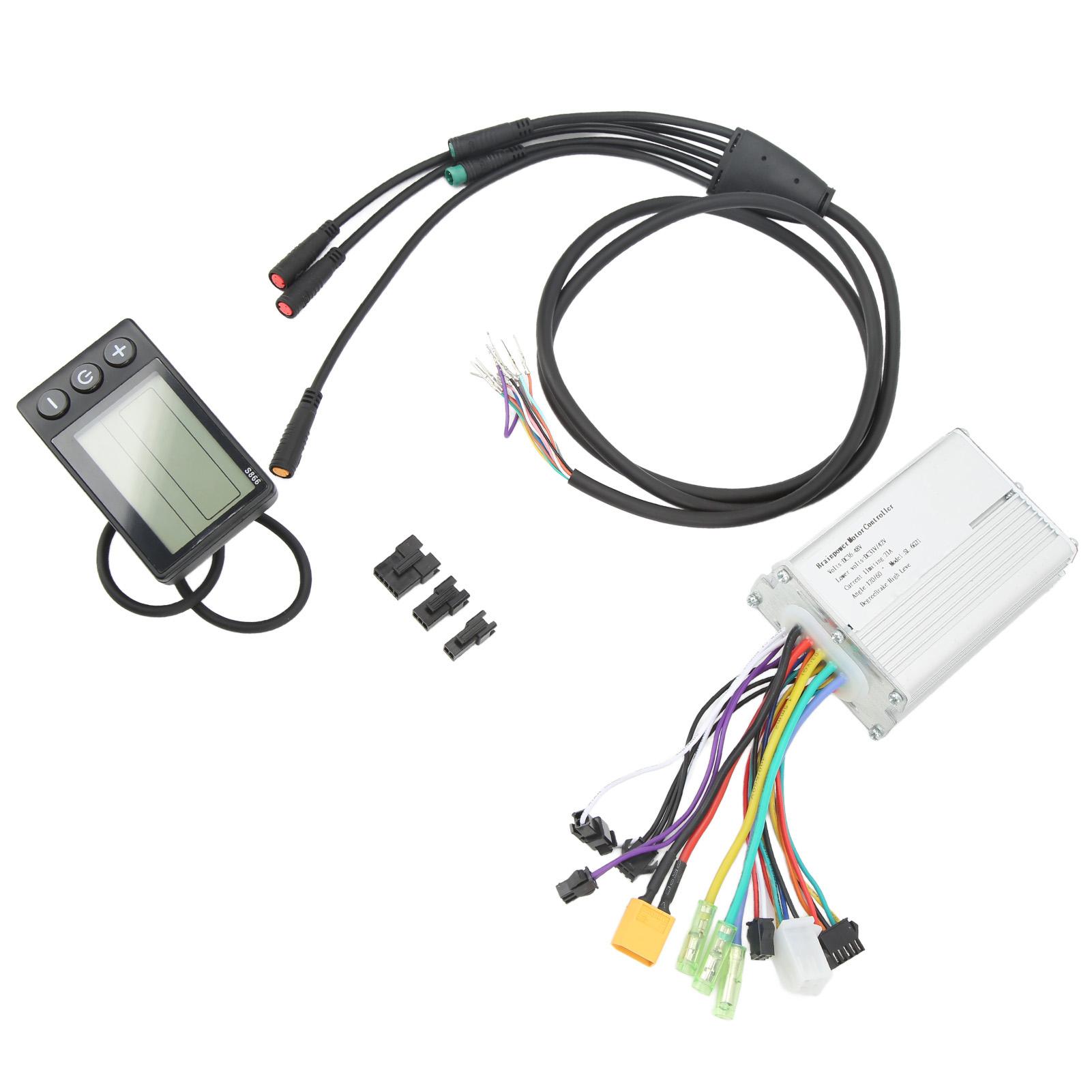36V48V 21A 1000W Motor Controller Kit Aluminum Alloy With Display Panel for Electric Bikes Scooters
36V48V 21A 1000W Motor Controller Kit Aluminum Alloy With Display Panel for Electric Bikes Scooters