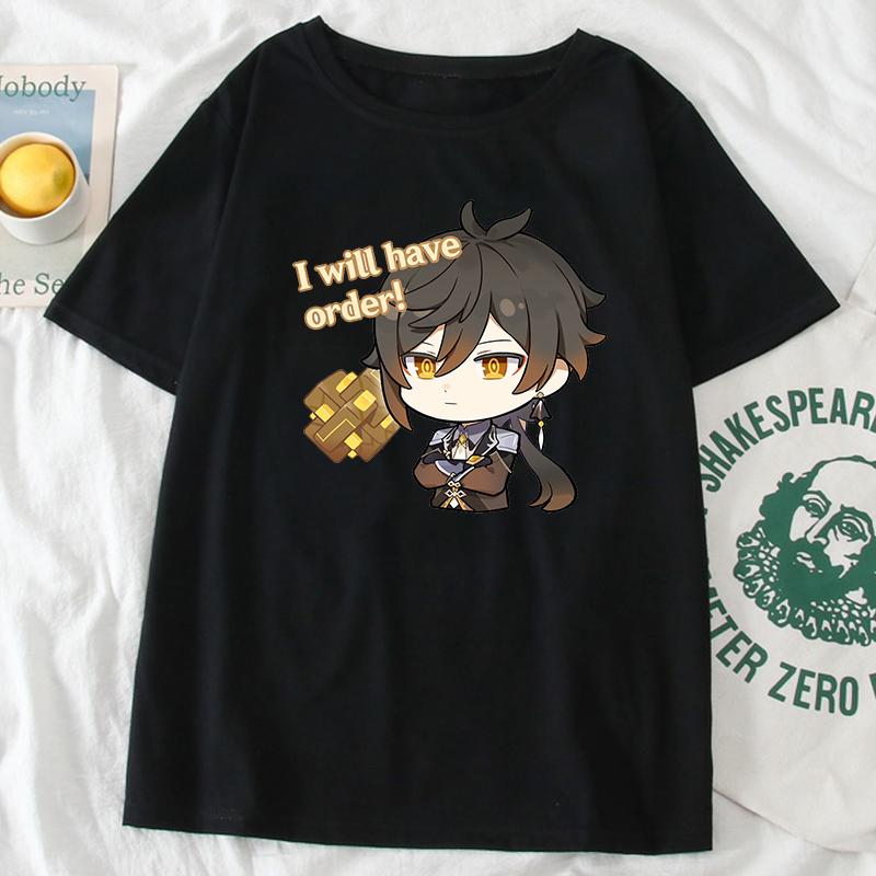 Новая игра Genshin Impact Графические футболки Японский стиль Каваи Аниме Топы Женские Оверсайз Повседневная Уличная одежда Femininas Camisetas 4XL
Новая игра Genshin Impact Графические футболки Японский стиль Каваи Аниме Топы Женские Оверсайз Повседневная Уличная одежда Femininas Camisetas 4XL