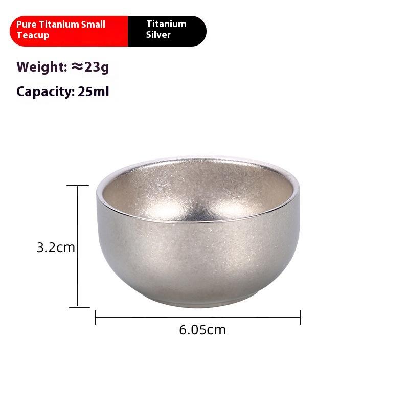 Pure Titanium Small Tea Cup Coffee For Outdoor Portable Camping Coffee And Tea Tableware Brewing Hiking Tea Cup Teapot
Pure Titanium Small Tea Cup Coffee For Outdoor Portable Camping Coffee And Tea Tableware Brewing Hiking Tea Cup Teapot