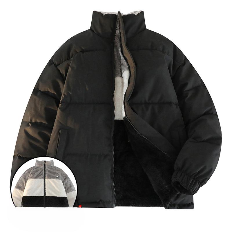 Утолщенная теплая куртка из овечьей шерсти, модная свободная двусторонняя хлопковая подкладка, мужская одежда 3XL
Утолщенная теплая куртка из овечьей шерсти, модная свободная двусторонняя хлопковая подкладка, мужская одежда 3XL