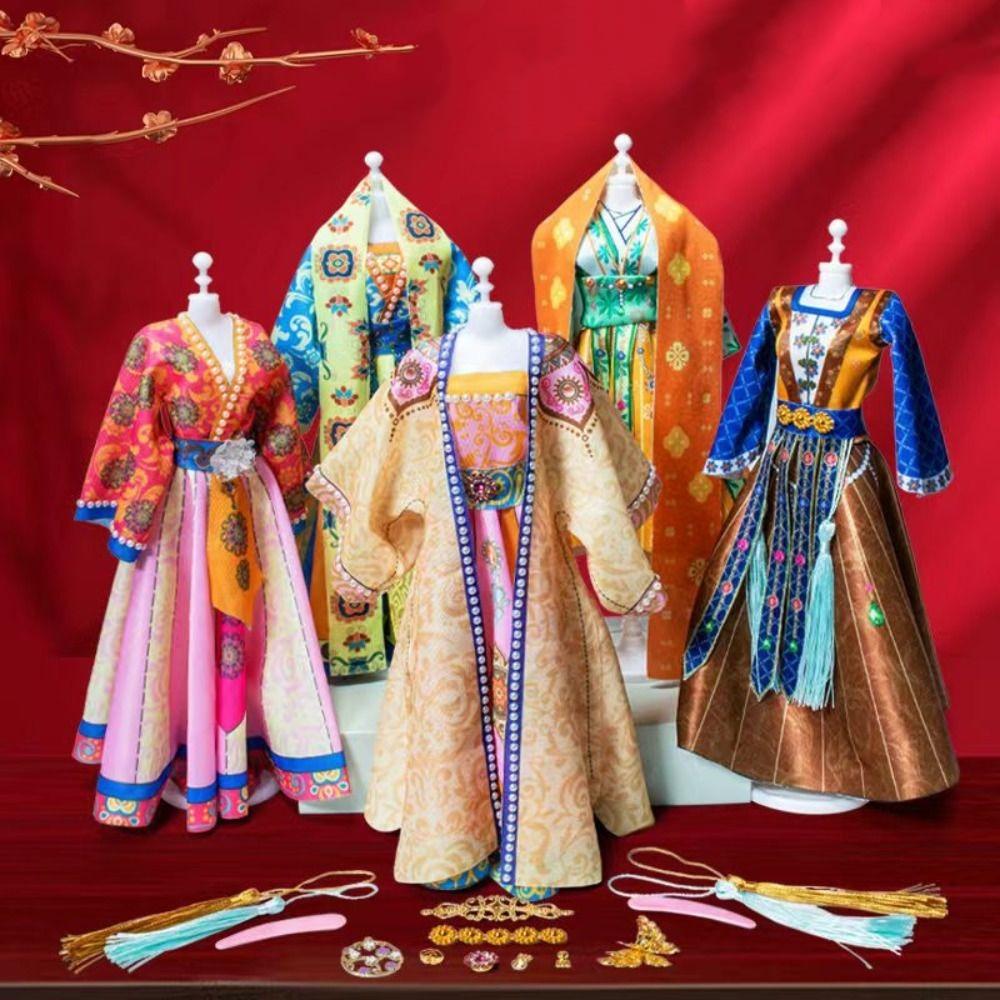 Dress Princess Toy Outfit Skirt Doll s Dress Material Doll s Hanfu Clothes DIY Kit Clothing Design 20
Dress Princess Toy Outfit Skirt Doll s Dress Material Doll s Hanfu Clothes DIY Kit Clothing Design 20