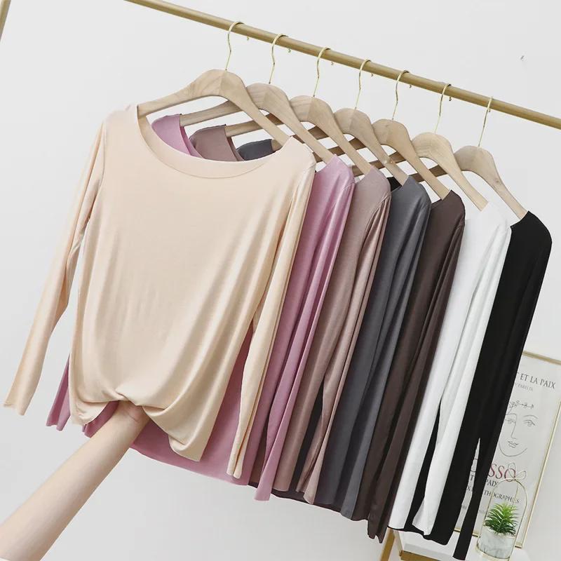 Women s Slim Fit Modal Long Sleeve T-Shirt - Spring/Summer Trendy Round Neck Top Extra Large
Women s Slim Fit Modal Long Sleeve T-Shirt - Spring/Summer Trendy Round Neck Top Extra Large
