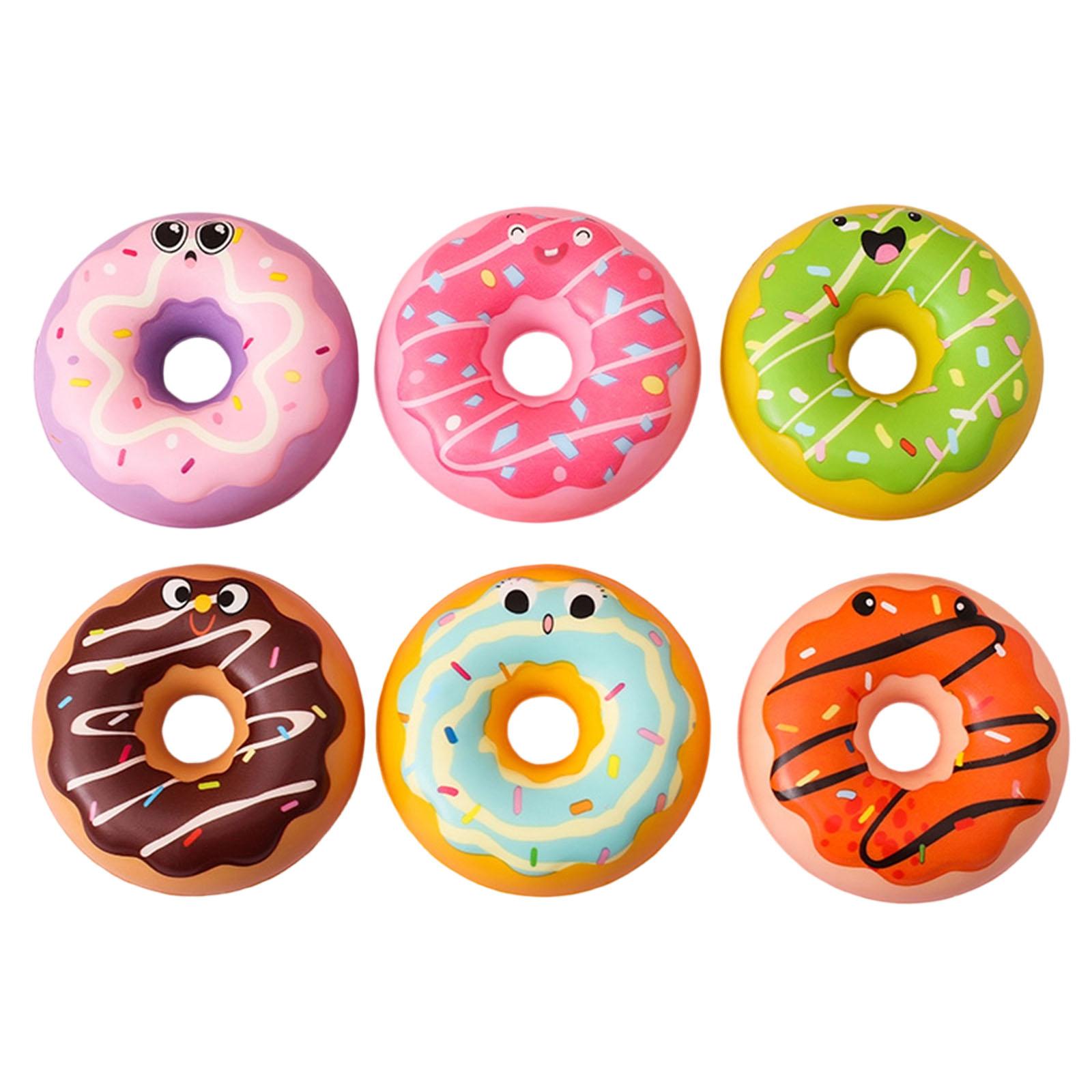 6PC Donut Squeeze Toy Set Soft Squishy Sensory Stress Relief Toys for Kids and Adults Slow Rising PU Foam Assorted Designs One Size
6PC Donut Squeeze Toy Set Soft Squishy Sensory Stress Relief Toys for Kids and Adults Slow Rising PU Foam Assorted Designs One Size