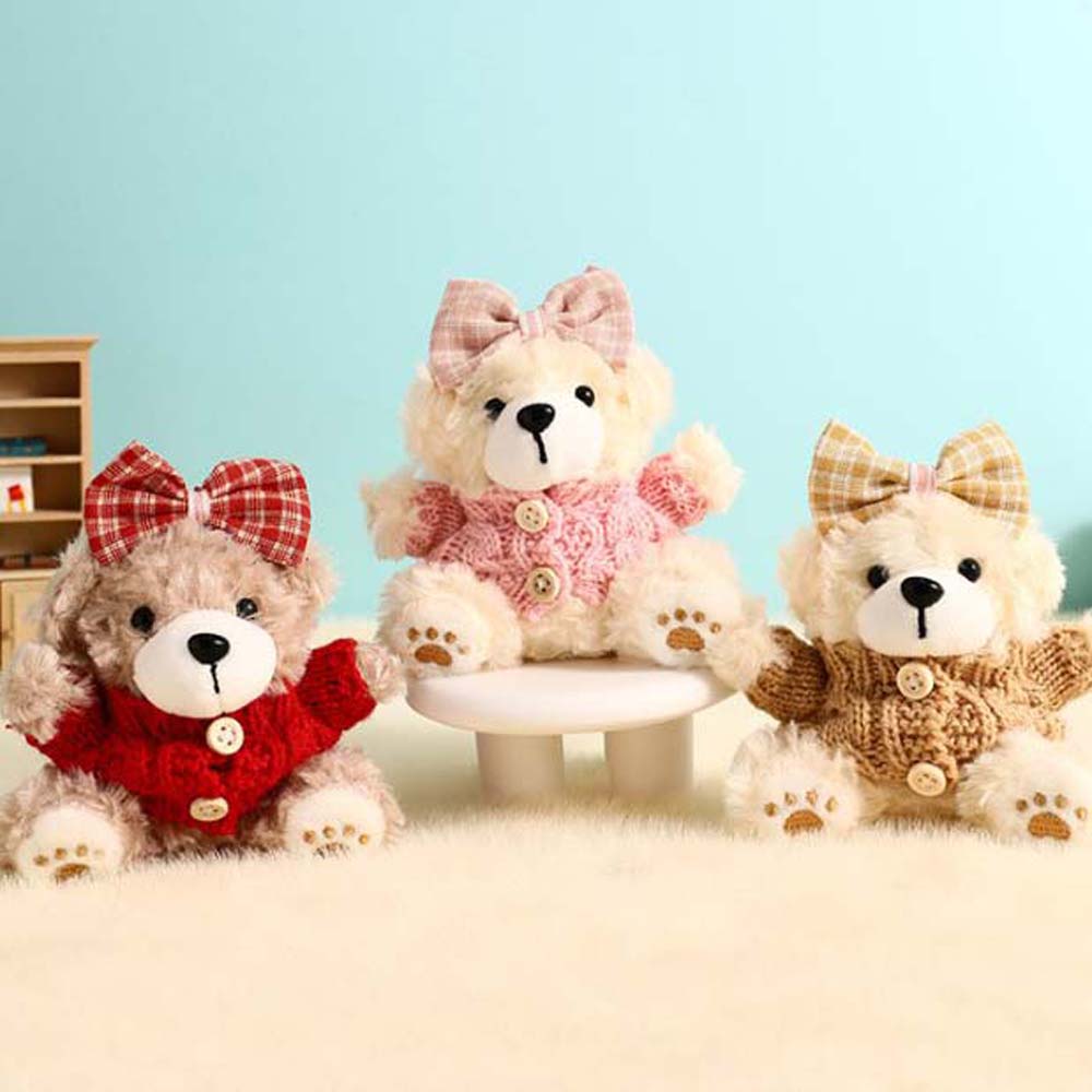School Bag Decor Bow Sweater Bear Keychain Stuffed Animal Pendant Kids Couple Gift розовый
School Bag Decor Bow Sweater Bear Keychain Stuffed Animal Pendant Kids Couple Gift розовый