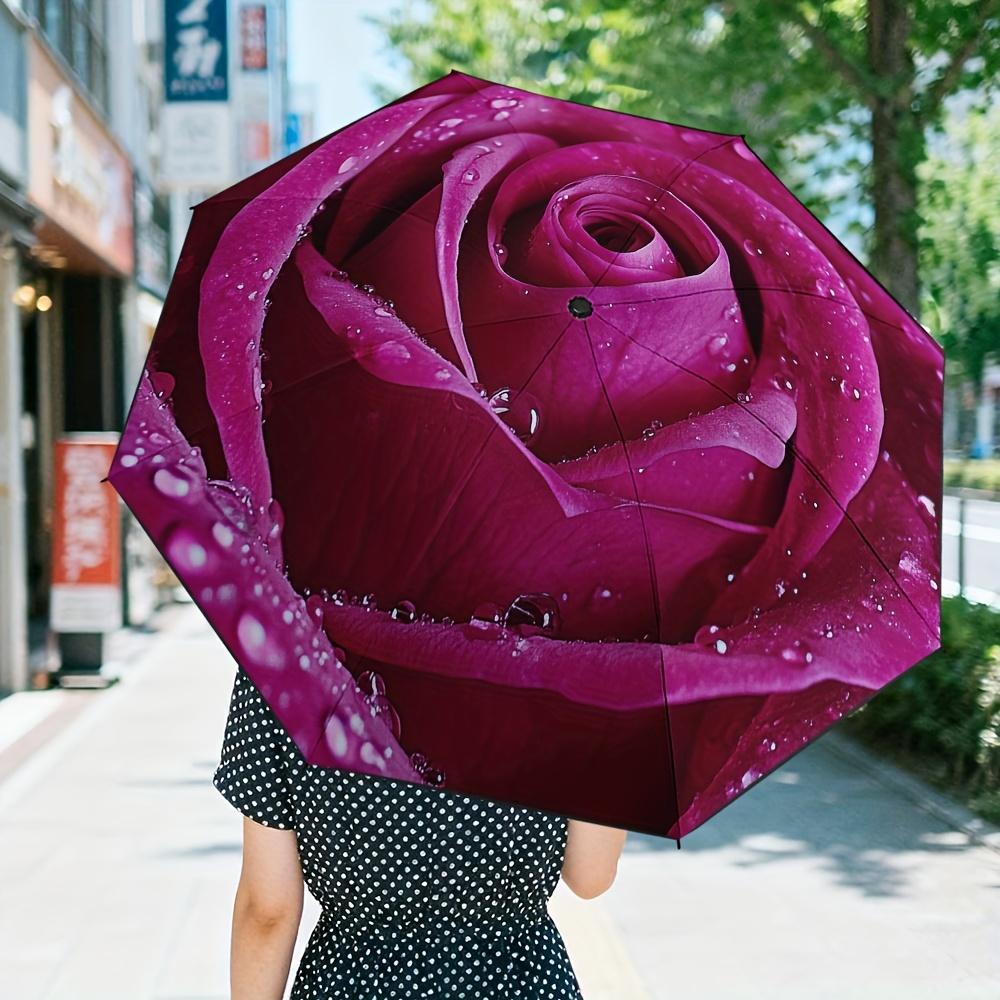 1pc a Dewy Crimson Rose Design Automatic Folding Umbrella, Featuring, a Sturdy Reinforced Frame, Perfect for Daily Commutes, C (as the picture,Iron&8K)
1pc a Dewy Crimson Rose Design Automatic Folding Umbrella, Featuring, a Sturdy Reinforced Frame, Perfect for Daily Commutes, C (as the picture,Iron&8K)