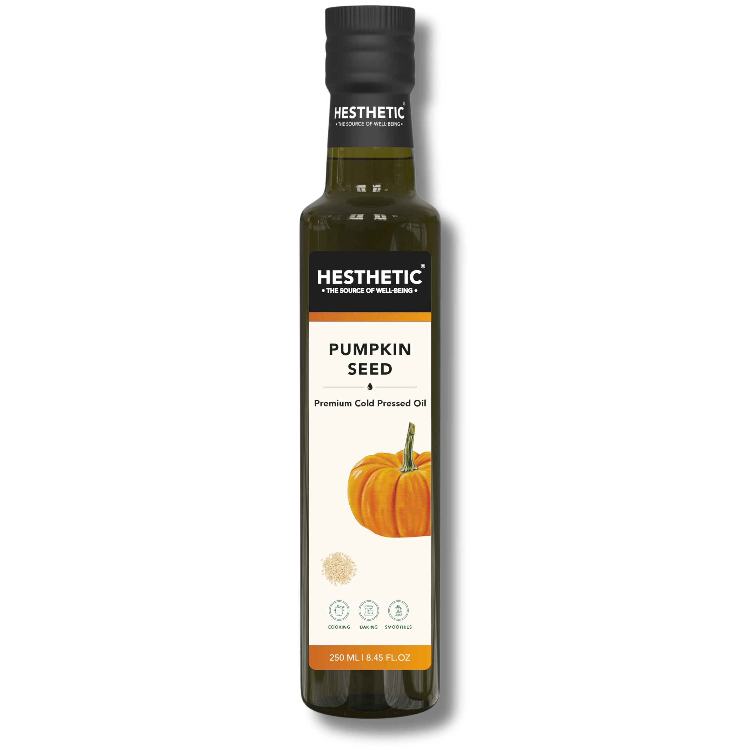 HESTHETIC Premium Edible Cold Pressed Pumpkin Seed Oil, 250ML,100% Pure and Natural Food Grade Virgin Oil, Rich in Healthy Fats, Omega-3, Antioxi
HESTHETIC Premium Edible Cold Pressed Pumpkin Seed Oil, 250ML,100% Pure and Natural Food Grade Virgin Oil, Rich in Healthy Fats, Omega-3, Antioxi