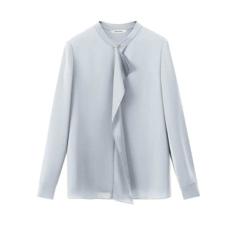 LANSWE Basic Acetate Scarf-Neck Blouse M
LANSWE Basic Acetate Scarf-Neck Blouse M