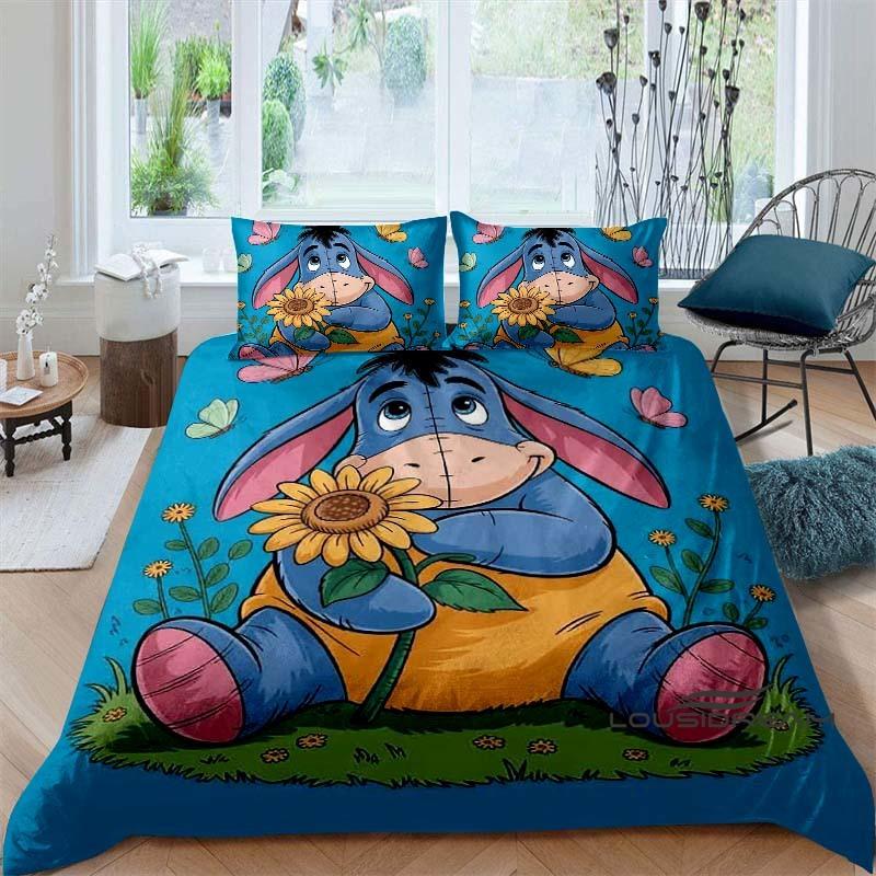 (Eeyore) Bedding Set, 3D Printed Cartoon Pattern Duvet Cover, Soft and Comfortable, King Size, Suitable as a Gift for Boys and 135X200cm
(Eeyore) Bedding Set, 3D Printed Cartoon Pattern Duvet Cover, Soft and Comfortable, King Size, Suitable as a Gift for Boys and 135X200cm