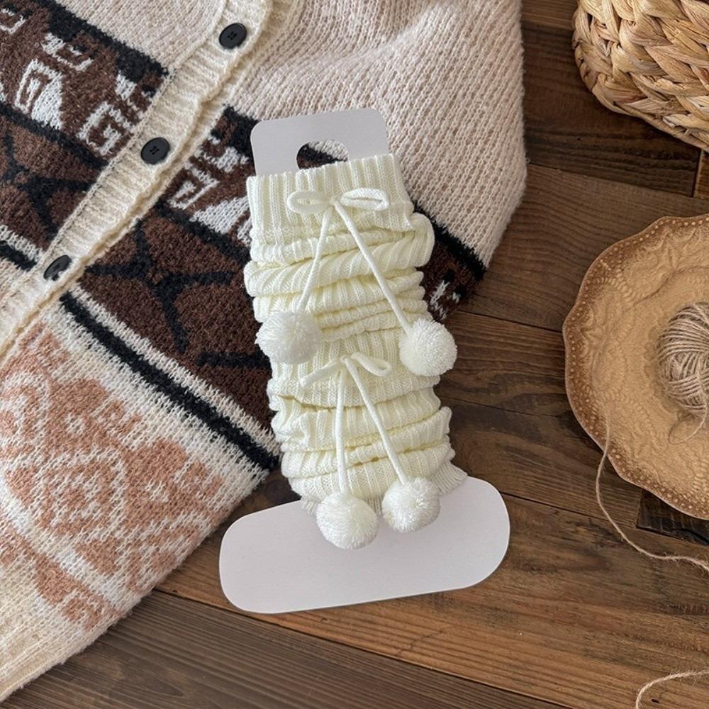New Solid Color Leg Warmers Knitted Bow Harajuku Middle Tube Socks Thickened Pile Sock Women 35-39 білий
New Solid Color Leg Warmers Knitted Bow Harajuku Middle Tube Socks Thickened Pile Sock Women 35-39 білий