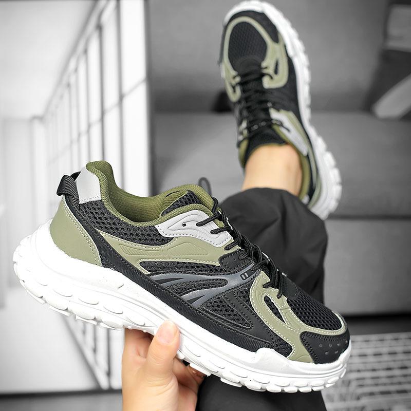 Four Seasons New Low Top Round Head Mesh Breathable Sports Fashion Casual Dad Shoes Cold Sticky Trend Shoes Men s Board Shoes 39
Four Seasons New Low Top Round Head Mesh Breathable Sports Fashion Casual Dad Shoes Cold Sticky Trend Shoes Men s Board Shoes 39