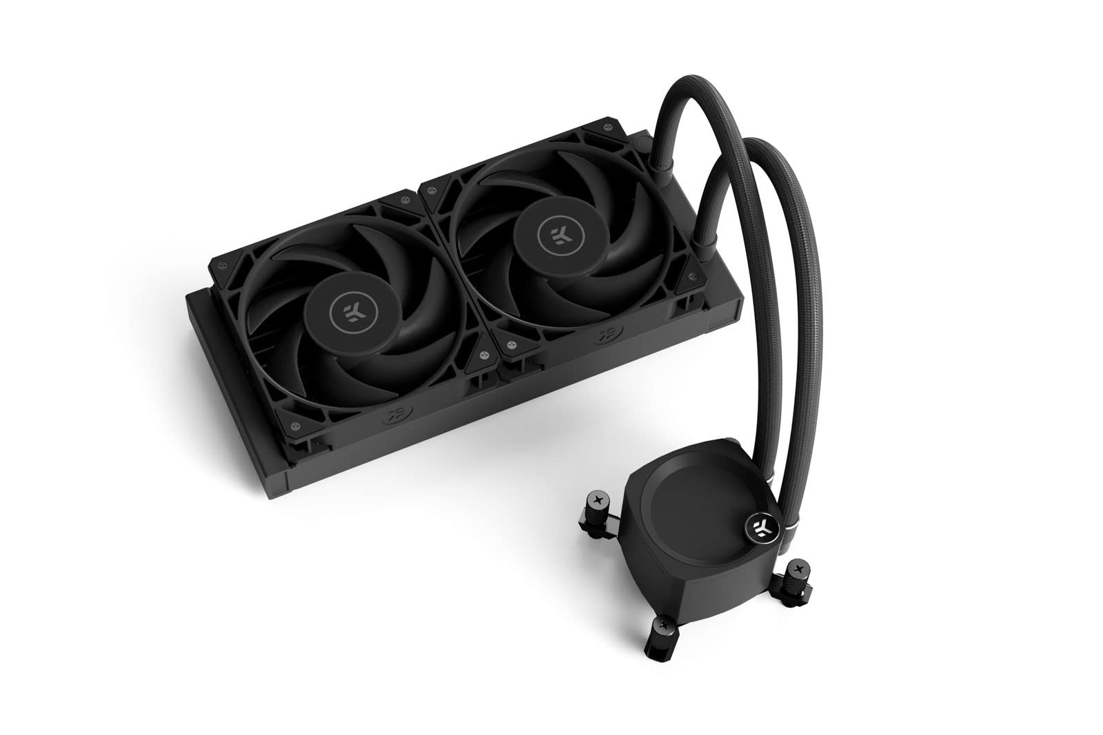 EKWB AIO CR240 Dark Simple Liquid CPU Cooler EK with FPT Fan 120mm Fan Compatible with the latest Intel AMD CPU Water Cooling Computer Parts Black чорний
EKWB AIO CR240 Dark Simple Liquid CPU Cooler EK with FPT Fan 120mm Fan Compatible with the latest Intel AMD CPU Water Cooling Computer Parts Black чорний