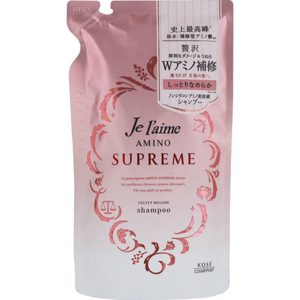 Je l aime Amino Supreme Je l aime Amino Supreme Shampoo (Velvet Mellow) Refill 350mL
Je l aime Amino Supreme Je l aime Amino Supreme Shampoo (Velvet Mellow) Refill 350mL