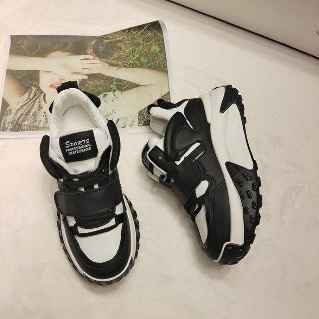 Новые массивные зимние теплые кроссовки, повседневная обувь на платформе со шнуровкой для папы, осенне-зимняя белая обувь с низким берцем, женские zapatos 38 чёрный