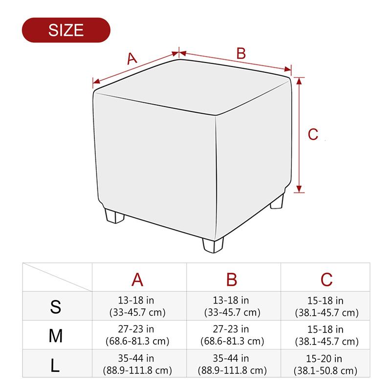 Elastic Plush Ottoman Foot Stool Cover Square All-inclusive Footstool Covers Thicken Durable Footrest Slipcovers for Living Room S stool Cover 1pc
Elastic Plush Ottoman Foot Stool Cover Square All-inclusive Footstool Covers Thicken Durable Footrest Slipcovers for Living Room S stool Cover 1pc