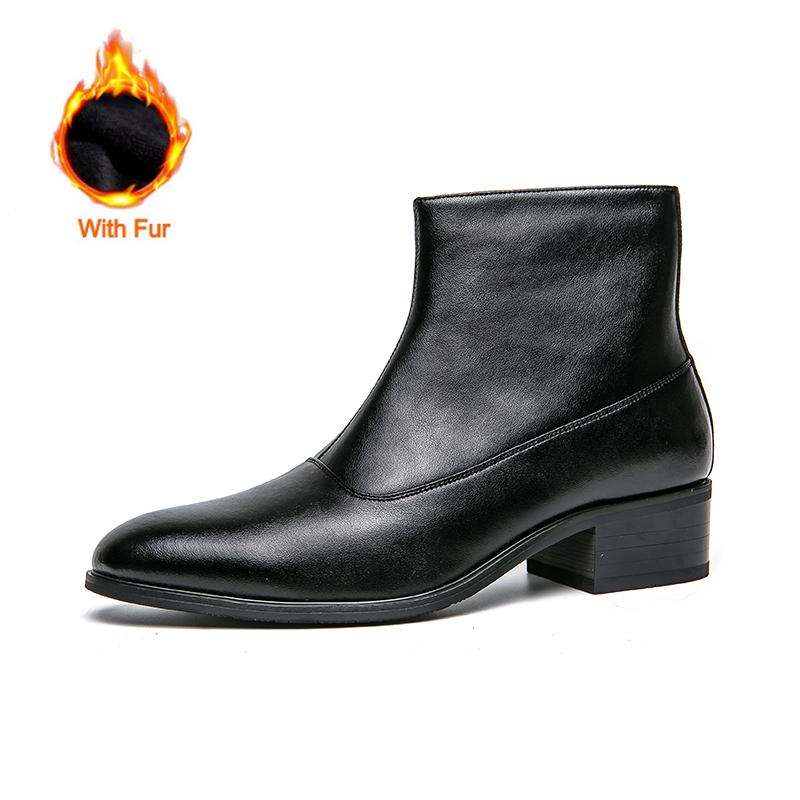 Fashion 2025 Trend Autumn Winter Men Boots High Quality Comfy Leather Male Ankle Boots Side Zipper Formal Business High-Top Mens Shoes 46
Fashion 2025 Trend Autumn Winter Men Boots High Quality Comfy Leather Male Ankle Boots Side Zipper Formal Business High-Top Mens Shoes 46