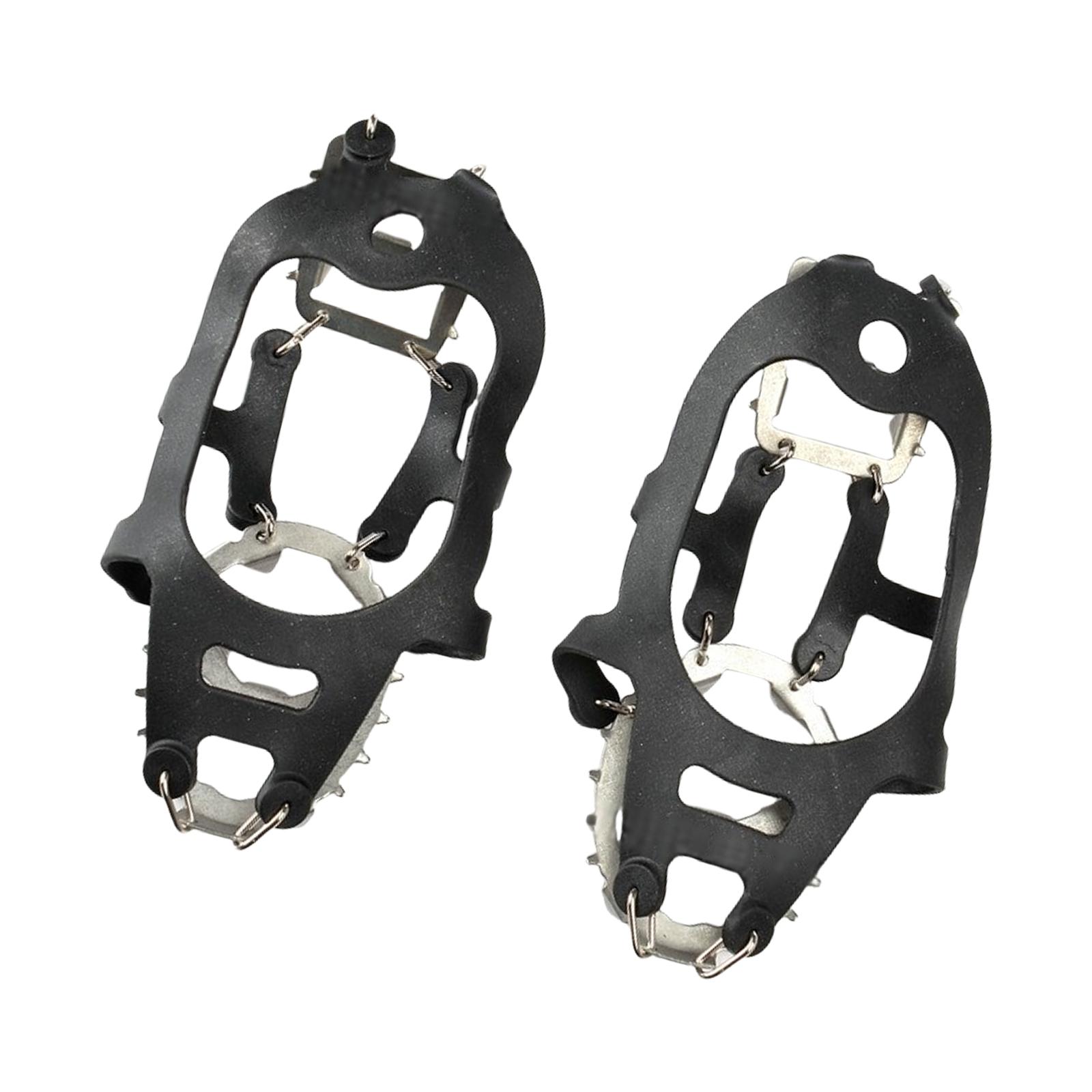 Crampons for Mountaineering Outdoor 18 Tooth Ice Climbing Crampons Ice Crampons Snow Skid Spikes Winter Shoe Cover Clip 1 чорний
Crampons for Mountaineering Outdoor 18 Tooth Ice Climbing Crampons Ice Crampons Snow Skid Spikes Winter Shoe Cover Clip 1 чорний