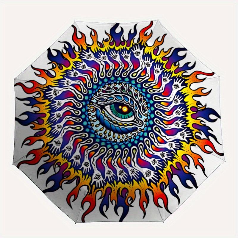 1pc Psychedelic Eye Automatic Open/close Folding Umbrella, Compact Portable Travel Umbrella, Perfect Birthday/Christmas yy250807131
1pc Psychedelic Eye Automatic Open/close Folding Umbrella, Compact Portable Travel Umbrella, Perfect Birthday/Christmas yy250807131