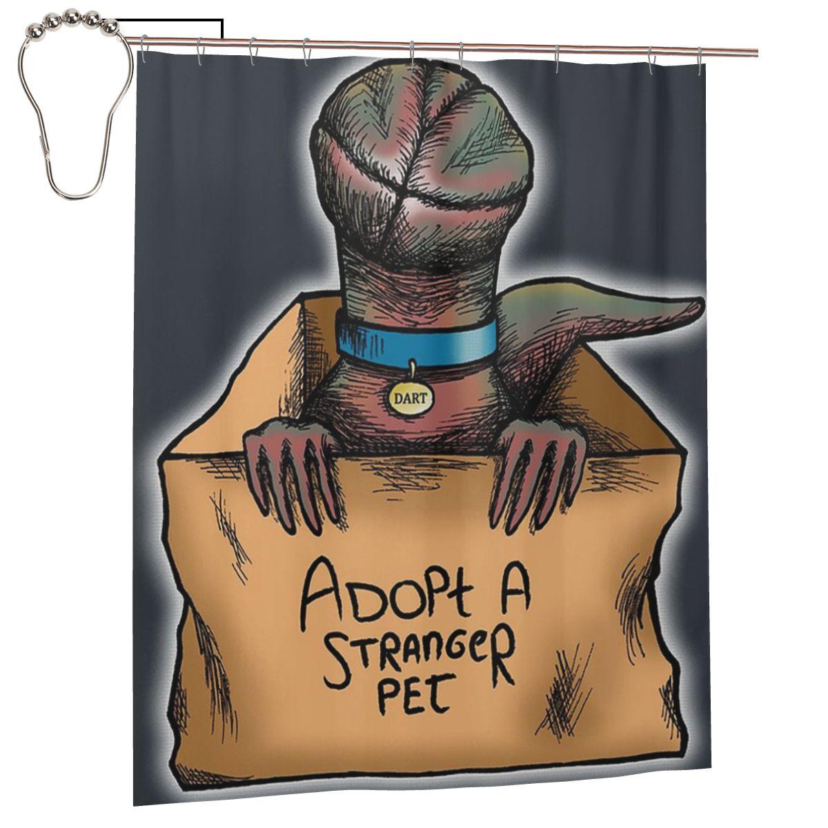 Adopt A Stranger Pet Shower Curtain Bathroom Polyester Waterproof Bath Curtains With Hooks W60H190(CM)-1 Pcs
Adopt A Stranger Pet Shower Curtain Bathroom Polyester Waterproof Bath Curtains With Hooks W60H190(CM)-1 Pcs