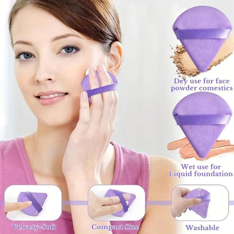 3/5/6 Triangular Powder Puff for Dry and Wet Use Delicate Soft High-stretch Reusable Makeup Tools
3/5/6 Triangular Powder Puff for Dry and Wet Use Delicate Soft High-stretch Reusable Makeup Tools