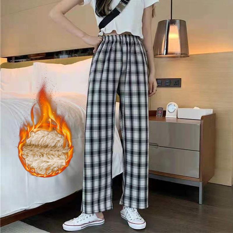 Плюс оксамитові товсті штани в клітку з прямими штанинами Зимовий оксамит з високою талією Теплі повсякденні штани Дитячі штани one size білий
Плюс оксамитові товсті штани в клітку з прямими штанинами Зимовий оксамит з високою талією Теплі повсякденні штани Дитячі штани one size білий