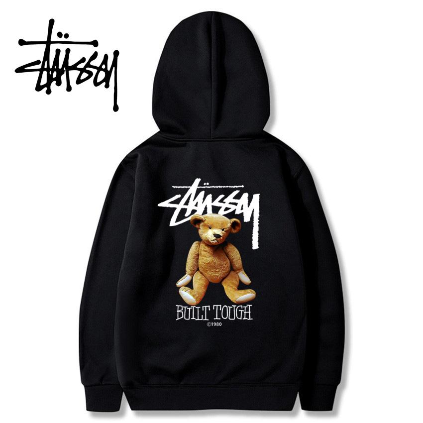 Stussy 2023 осень/зима Stussy буквенный логотип с принтом «Маленький медвежонок» мужские и женские свитера с капюшоном в европейском стиле больших размеров
Stussy 2023 осень/зима Stussy буквенный логотип с принтом «Маленький медвежонок» мужские и женские свитера с капюшоном в европейском стиле больших размеров