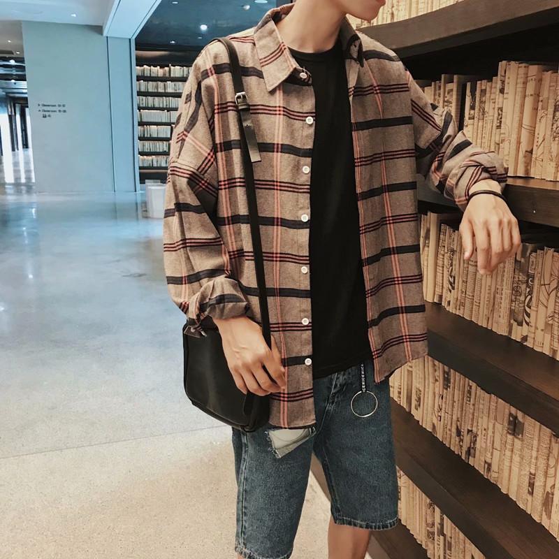 Мужская клетчатая рубашка с длинным рукавом, повседневные топы больших размеров, офисная рубашка XS
Мужская клетчатая рубашка с длинным рукавом, повседневные топы больших размеров, офисная рубашка XS