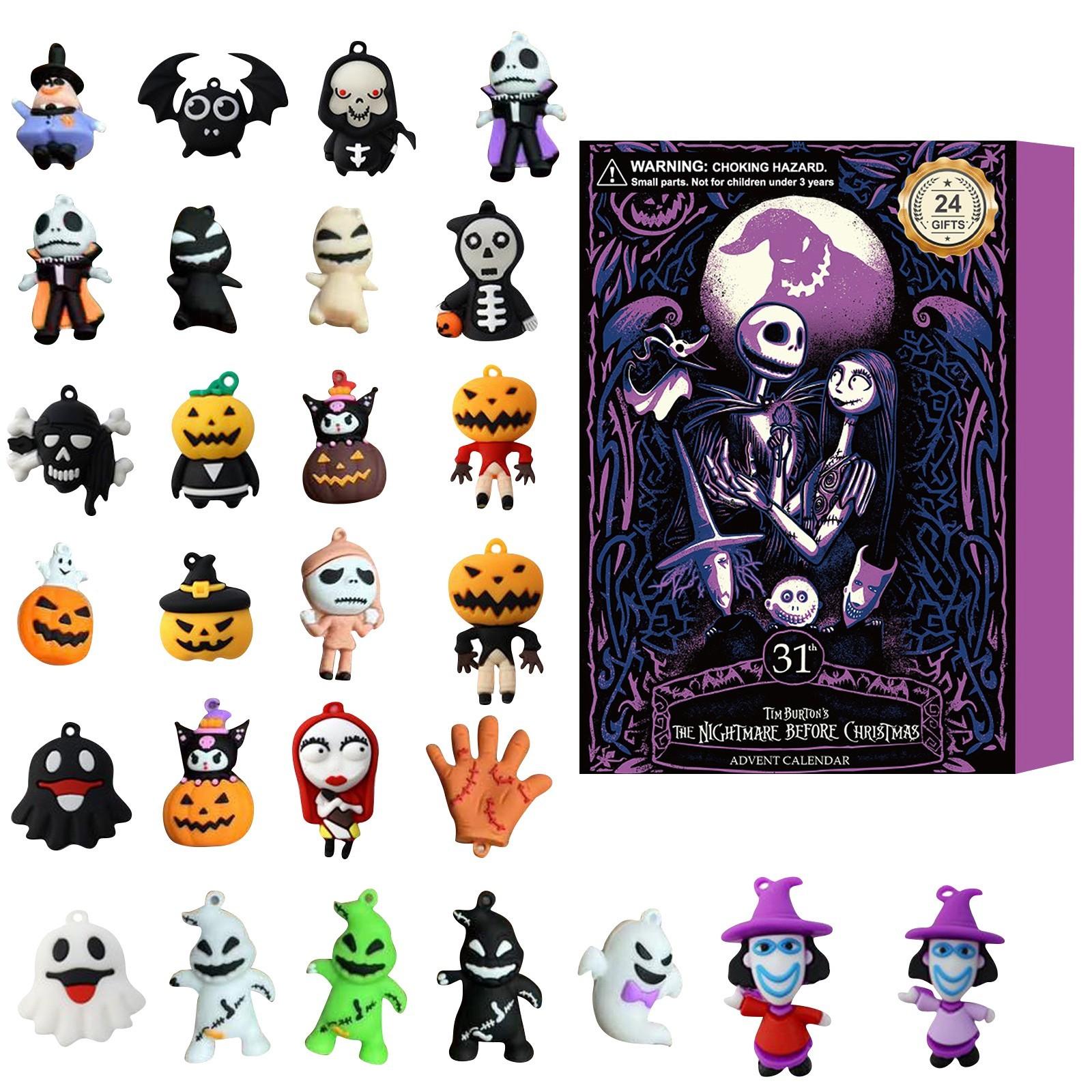 Halloween Doll Advent Calendar Contains 24 Gifts, Halloween Horror Figures Advent Calendar, Halloween Countdown Calendar With Surprise Toys One Size
Halloween Doll Advent Calendar Contains 24 Gifts, Halloween Horror Figures Advent Calendar, Halloween Countdown Calendar With Surprise Toys One Size