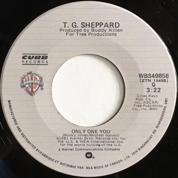 7inch Record T.G. SHEPPARD Only One You WBS49858 Warner Bros. Re 1981 Canada CountryFolk Used
7inch Record T.G. SHEPPARD Only One You WBS49858 Warner Bros. Re 1981 Canada CountryFolk Used