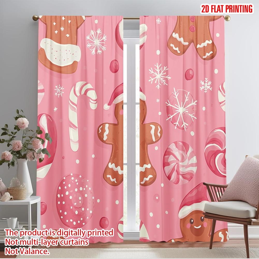 2pcs,2D plane printing Contemporary Curtains Gingerbread Cookie Christmas Snowflakes (3) Polyester Woven (without rod) Festive 52.50×116.00 CM 2pcs
2pcs,2D plane printing Contemporary Curtains Gingerbread Cookie Christmas Snowflakes (3) Polyester Woven (without rod) Festive 52.50×116.00 CM 2pcs