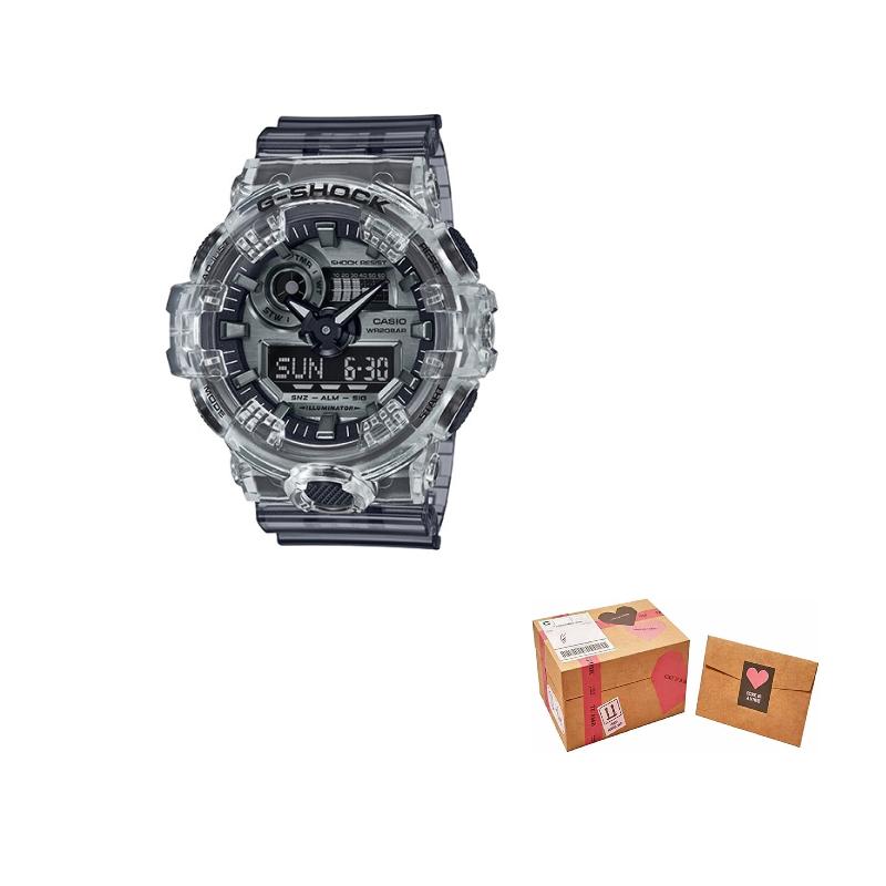 Casio See thru Ice Tough 1.0 Transparent Sports Watch Quartz Movement Resin Strap Japanese and Korean Watch Men s Watch Gray Dial GA-700SK-1APRS сірий колір
Casio See thru Ice Tough 1.0 Transparent Sports Watch Quartz Movement Resin Strap Japanese and Korean Watch Men s Watch Gray Dial GA-700SK-1APRS сірий колір