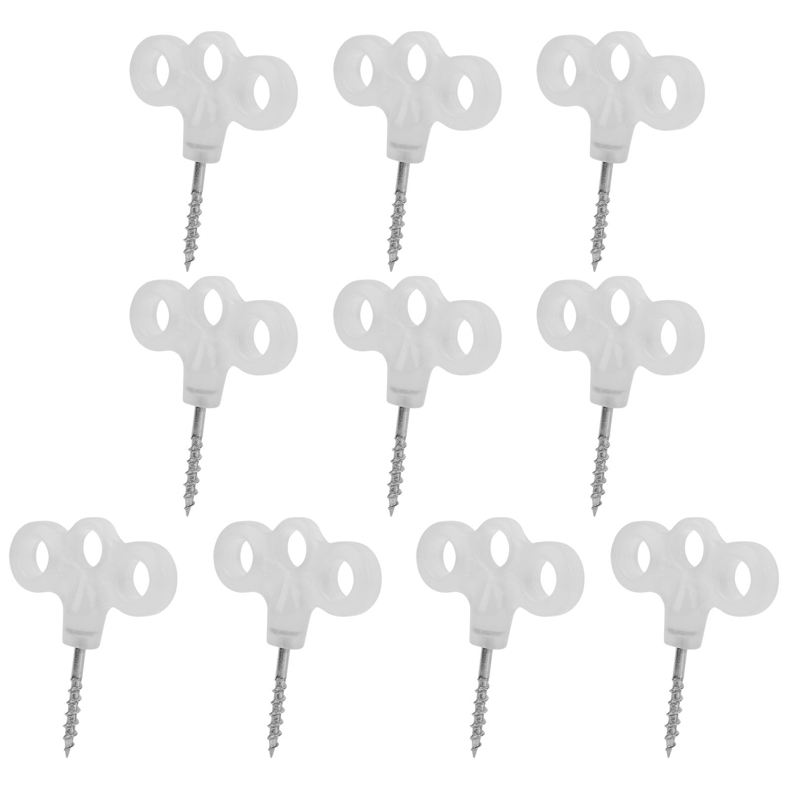 10Pcs Luminous Three Eyes Thread Tent Peg Nails Outdoor Camping Board Screw Plastic Tip
10Pcs Luminous Three Eyes Thread Tent Peg Nails Outdoor Camping Board Screw Plastic Tip