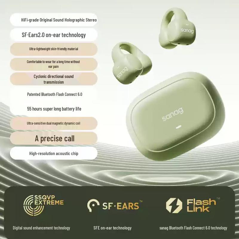 SANAG S3S Bone Conduction Bluetooth Headphones
SANAG S3S Bone Conduction Bluetooth Headphones