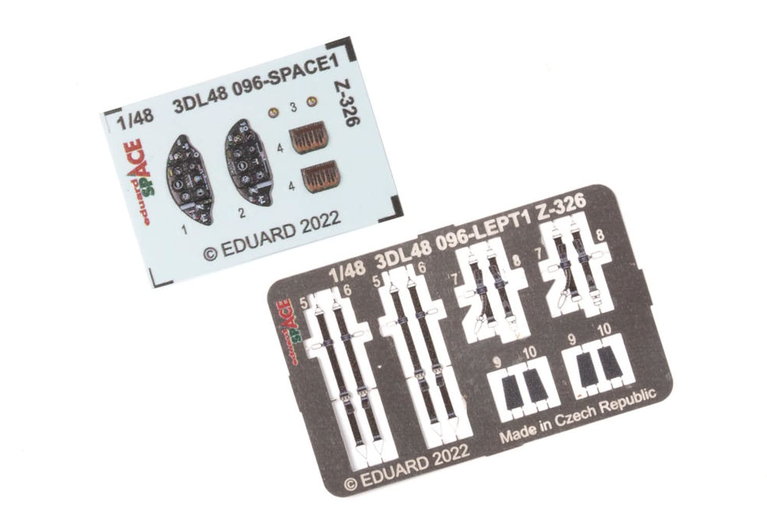 Eduard 1/48 Масштаб Космический Zlin Z-326 Интерьер Набор 3D-декалей и фототравления (для Эдуарда) Декали для пластиковой модели EDU3DL48096
Eduard 1/48 Масштаб Космический Zlin Z-326 Интерьер Набор 3D-декалей и фототравления (для Эдуарда) Декали для пластиковой модели EDU3DL48096
